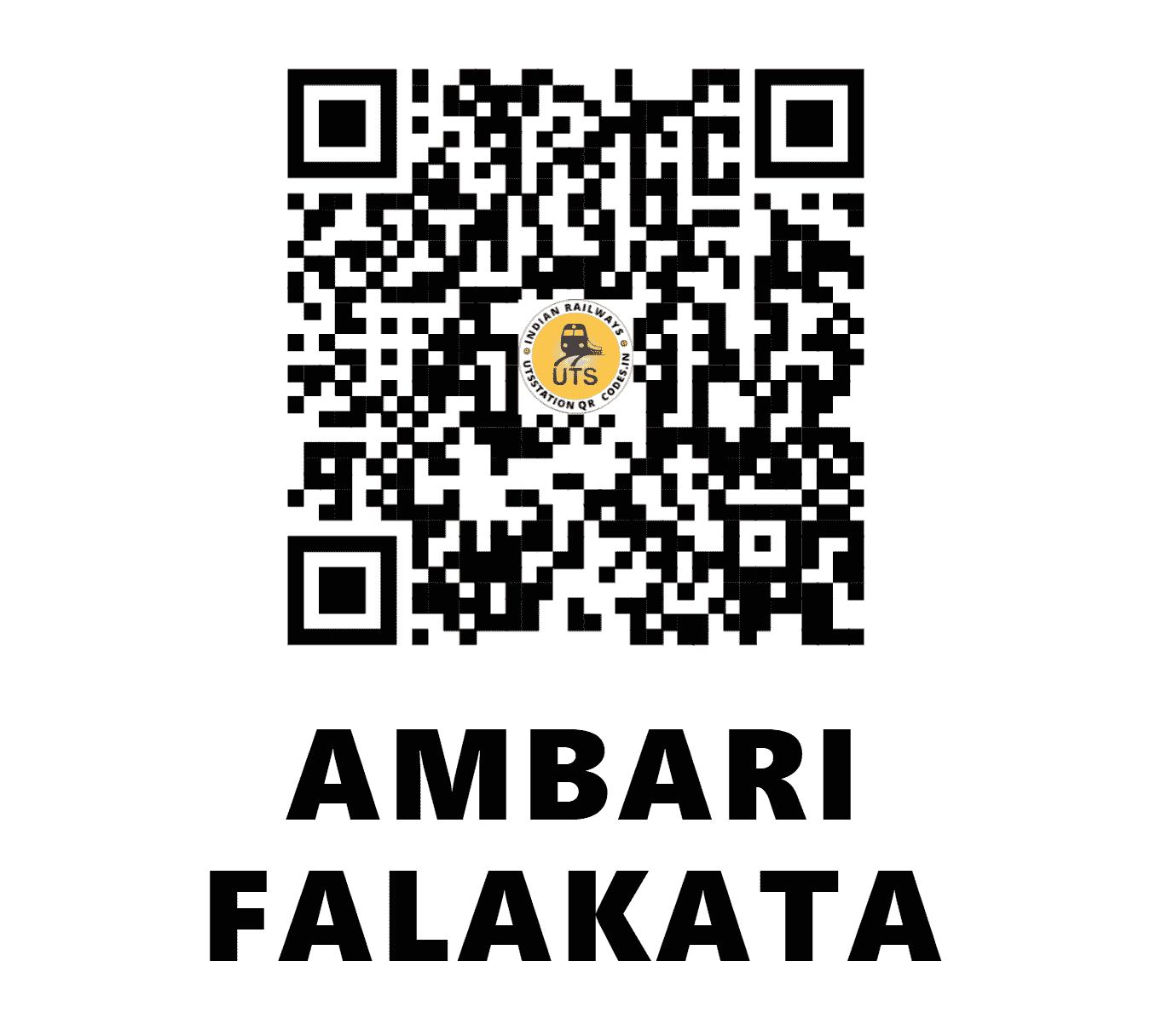 UTS QR Code for AMBARI FALAKATA - ABFC - NF (WEST BENGAL)